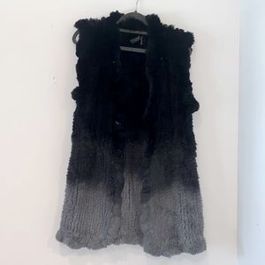Real Rabbit Fur Vest